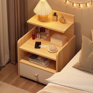 Small Bedside Table Simple Storage Small Cabinet Modern Simple Bedside Storage Rack Rental Bedroom Home Storage Rack