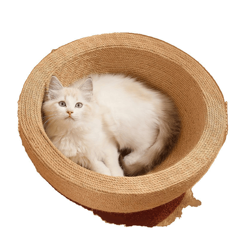 猫スクラッチボードと巣が一体化した特大猫おもちゃ、猫の爪板は傷がつきにくく、破れない、麻縄は壊れない。|undefined
