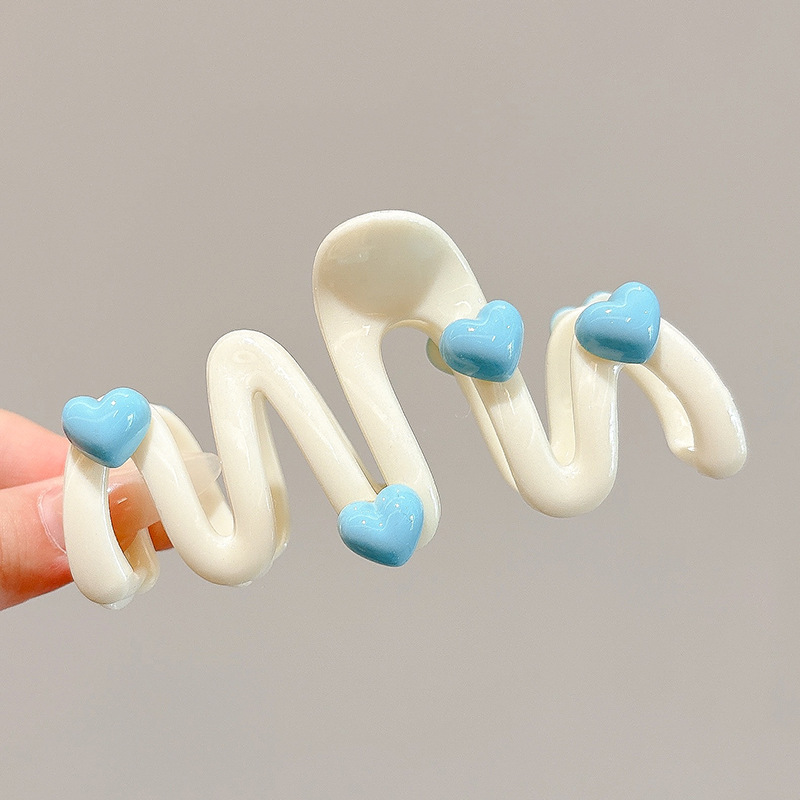 Clip de cabello refinado coreano para mujeres de alto nivel agarrar clips de cabello de tamaño grande detrás de la cabeza de cabello de tiburón clip de cabello lote de cabello