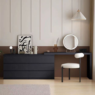 Internet Celebrity Dressing Table Corner Dressing Table Bedroom Modern Simple Desk Dressing Table Integrated Telescopic Classy Six Drawer Cabinet