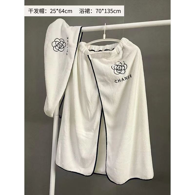 2팩: 목욕 스커트*헤어 드라이어 캡