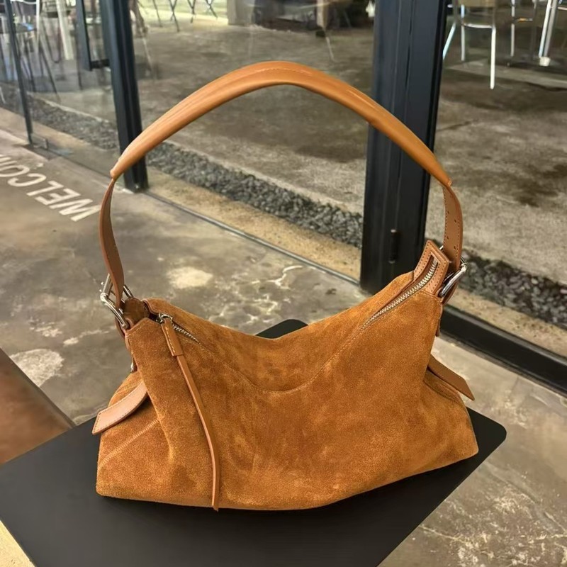 新品爆款磨砂皮lem*air Hobo法棍包个性别致时尚单肩腋下饭盒包|undefined