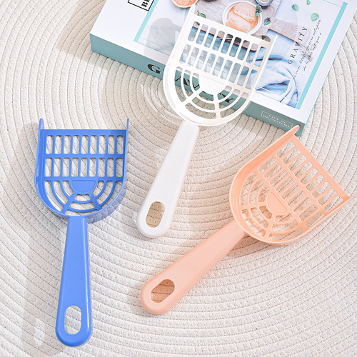 Cat litter shovel plastic cat poop shovel manufacturer direct sales fine hole pet cleaning supplies cat poop shovel cat litter shovel