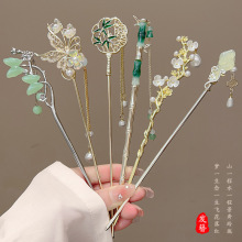 古风发饰流苏发簪竹子女高级感古装簪子头饰汉服旗袍发钗步摇配饰