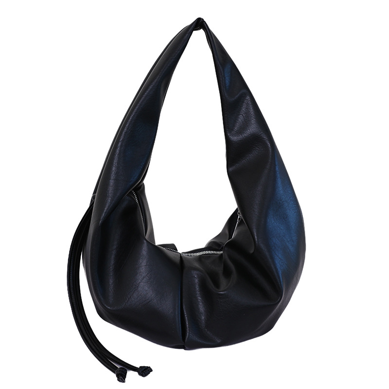 Nuevo paquete transfronterizo perezoso de viento creciente, temperamento femenino de alto nivel, bolso de brazo pequeño, simple y universal.