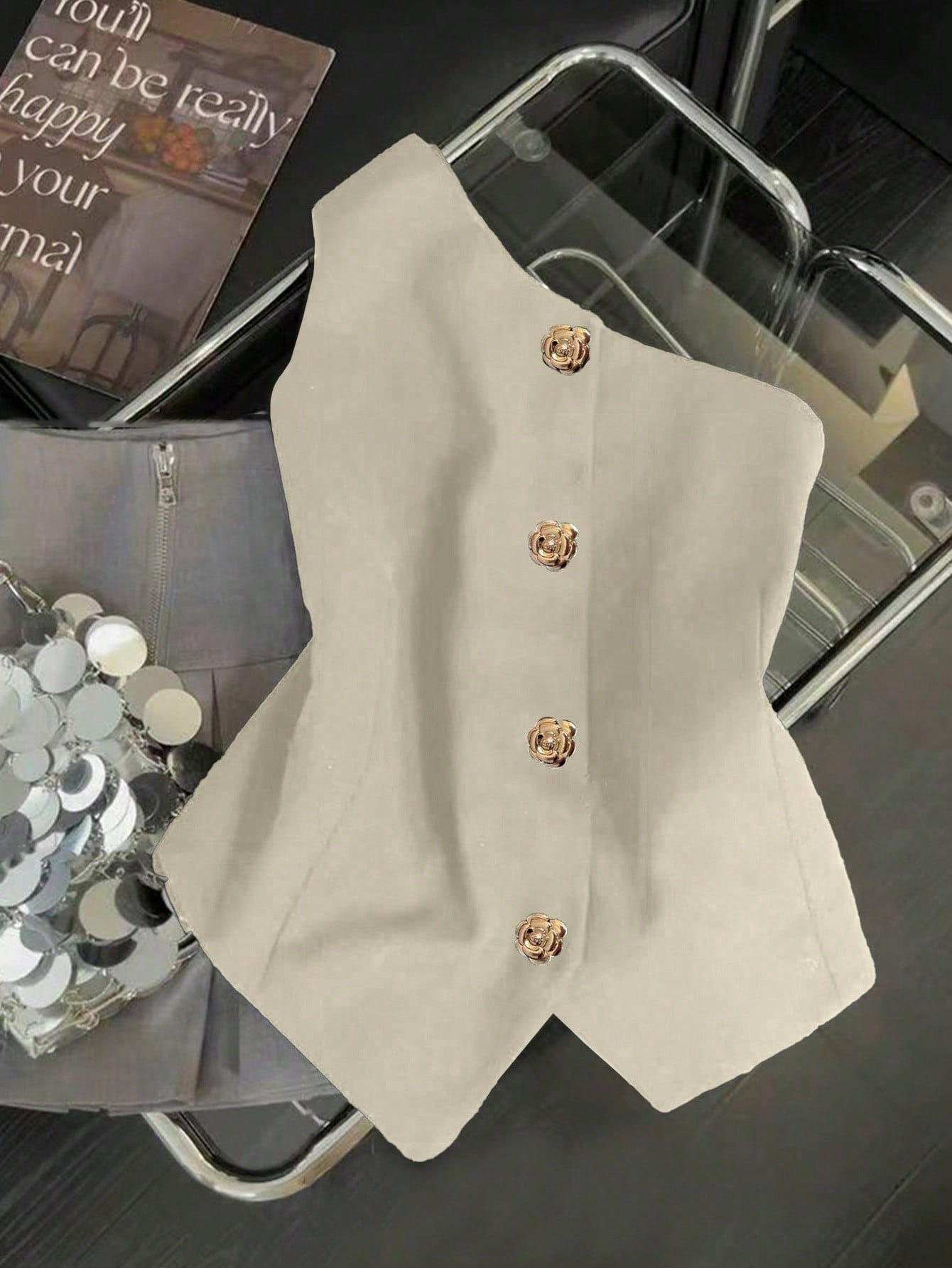 Spot Amazon AliExpress Europa y Estados Unidos transfronterizos Amazon ropa de mujer elegante moda camisa de color sólido Cardigan de alta calidad