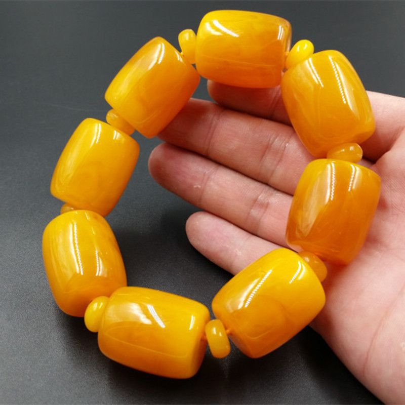Big bracelet wax agate