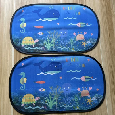film sun shield summer cross-border | Sun shade - 23-2-underwater-world-02-blue-background