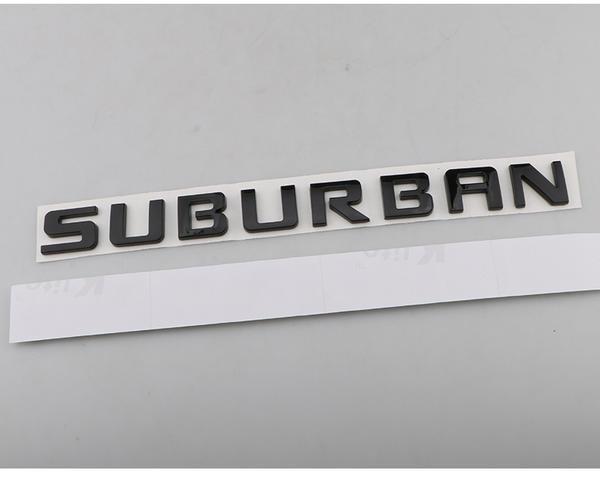 Chevrolet SUBURBAN fender door side emblem ABS pickup truck rear letter sticker car badge