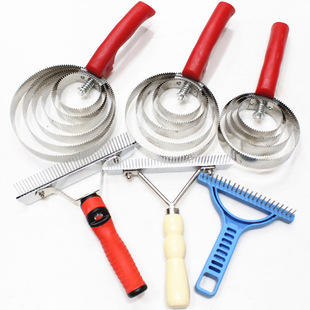 Six-circle Brush Serrated Comb Horse Brush Comb Horse Room Supplies Horse Cage Head Horse Comb Brush