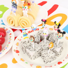 正品日本进口万代面包超人食品级树脂水果叉儿童卡通便当装饰叉子