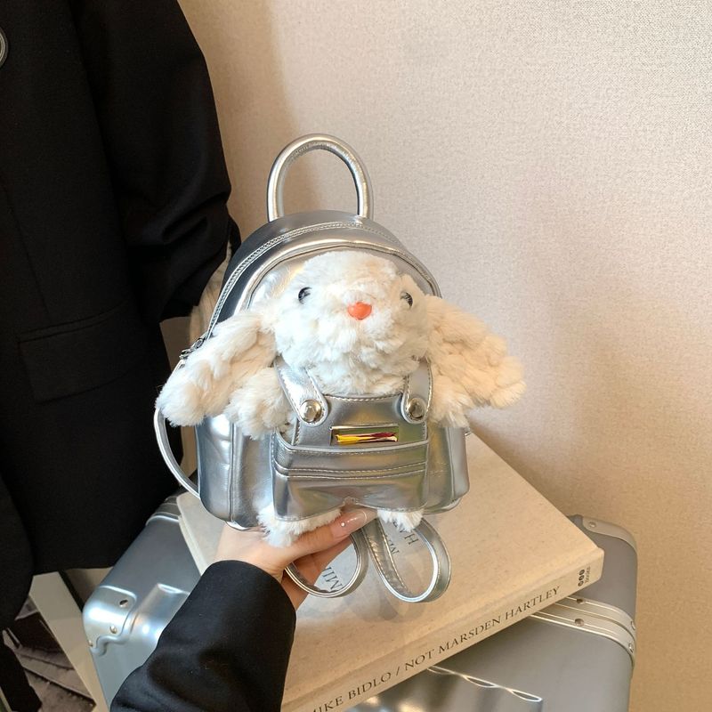 复古双肩包女式新款大容量卡通可爱背包爆款休闲简约洋气外出书包|undefined