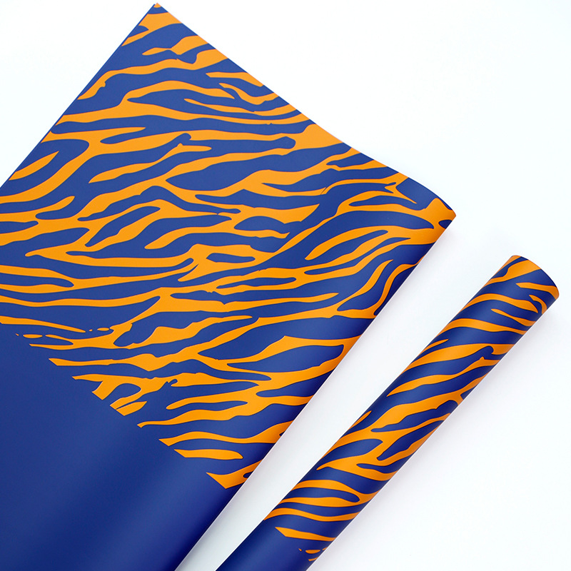 Huaxi Yuyin serie zebra flor de papel de embalaje comercio exterior transfronterizo al por mayor florista de material de ramo de flores