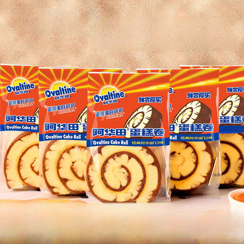 Fresh taste thick buy a Hua Tian cake roll student breakfast meal replacement sandwich pastry night snack food online popular snack wholesale