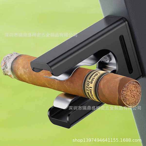Metal Cigar Holder with Magnetic Base Adjustable Premium Cigar…