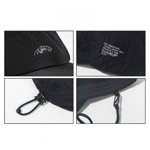 Mountain range quick-drying baseball cap camping unisex outdoor waterproof sun hat Japanese big head functional fishing hat summer