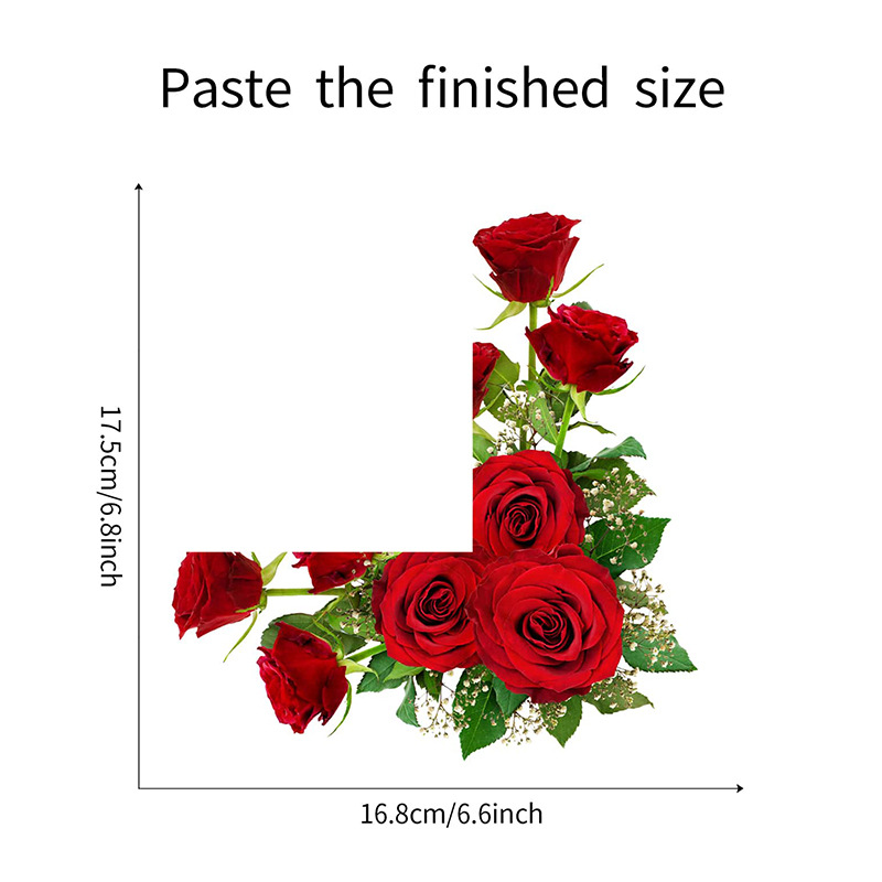 Pastoral Rose Pvc Wall Sticker Wall Art display picture 1