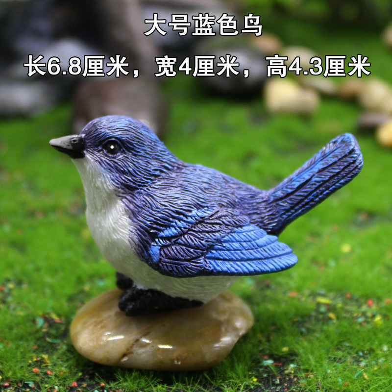 Grand oiseau bleu