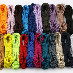 Wholesale color round elastic rope High elastic latex rubber strap 2.5mm loose tight -tie rubber band