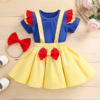 Children's summer cartoon set, dress for princess, 3 piece set, European style