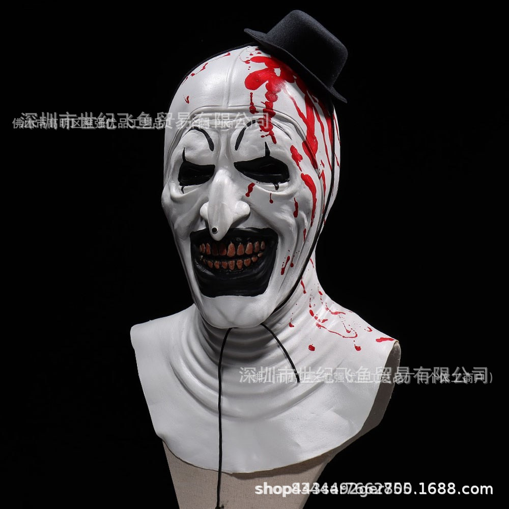 Halloween Soul Broken Clown Mask Cosplay Festival divertido vestido nuevo casco de látex en stock