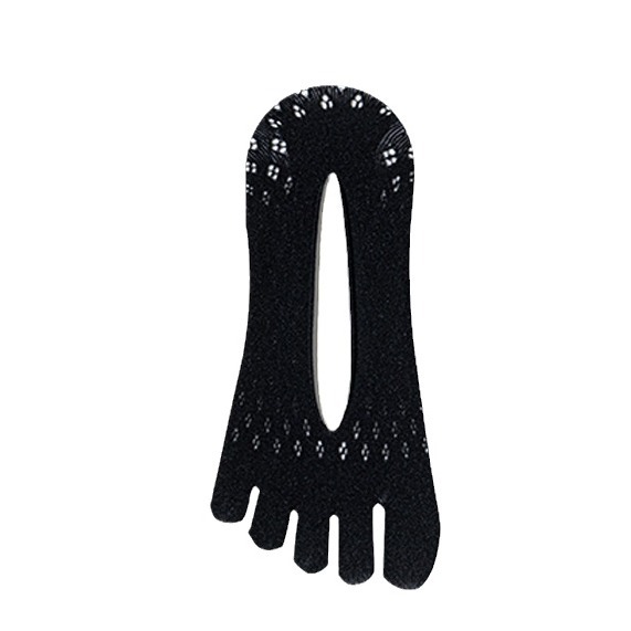 Calcetines de cinco dedos para mujeres de verano delgados antideslizantes no caen tacones de malla de calcetines invisibles transpirables Zhuangyan al por mayor