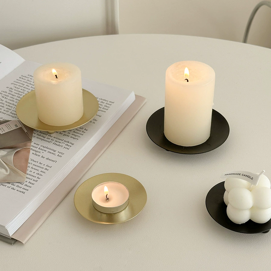 Европейский стиль ретро кованый подсвечник украшения украшения дисплей лоток для хранения Rs аромат свечи атмосфера декоративный поднос