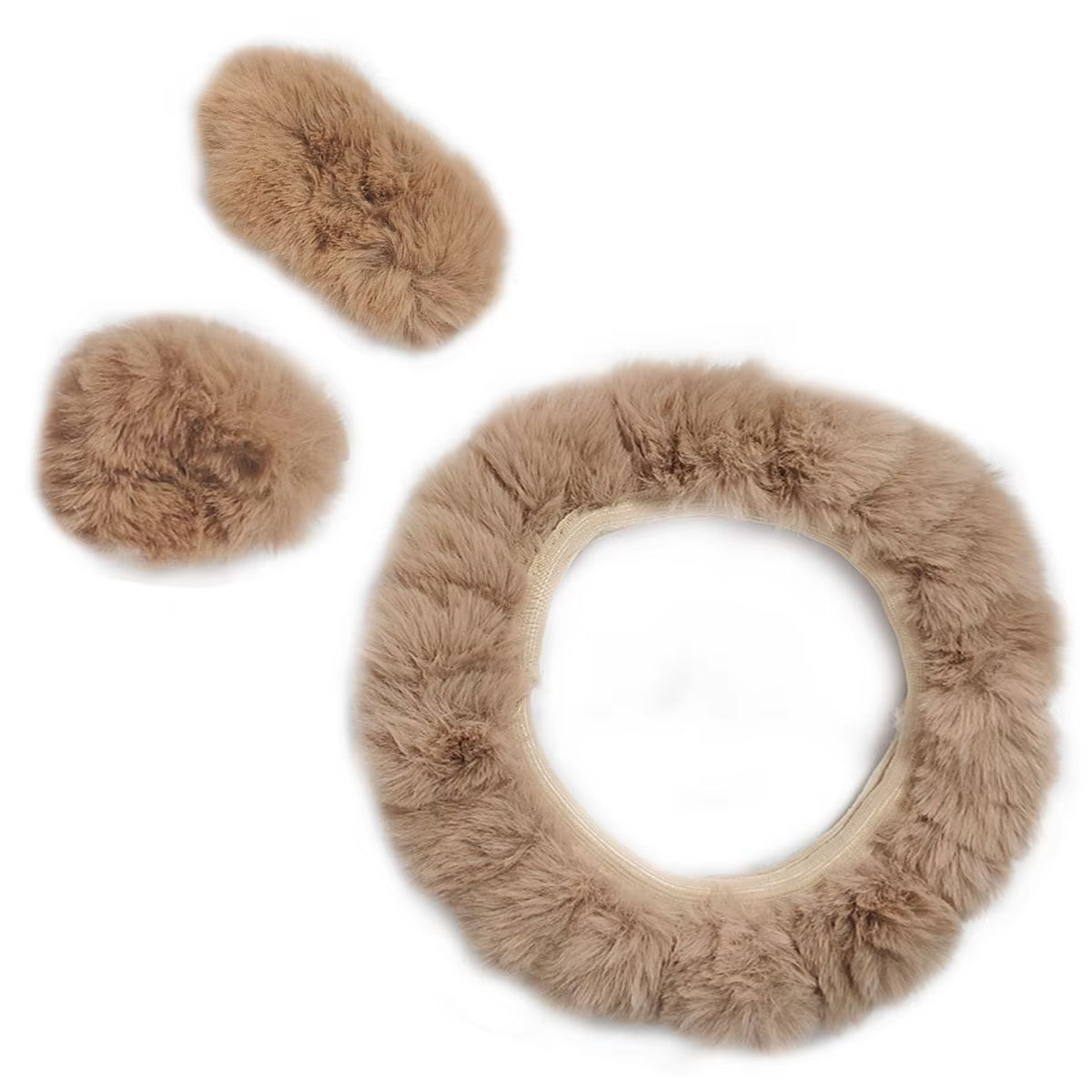 Cuatro temporadas de manejo de volante de automóvil general transfronterizo de manejo de automóvil de comercio electrónico al por mayor manejo de volante de peluche