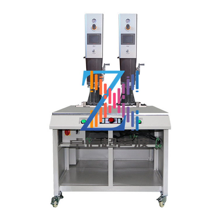 山东龙口胶州双头超声波塑料焊接机械15 20KHz超音波塑胶熔接设备