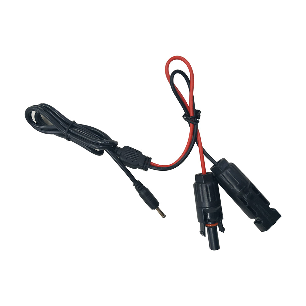 DC头35135带线转MC4公母连接器线长1米可订制用太阳能板充电包