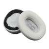 White protein leather headphone cover (single)