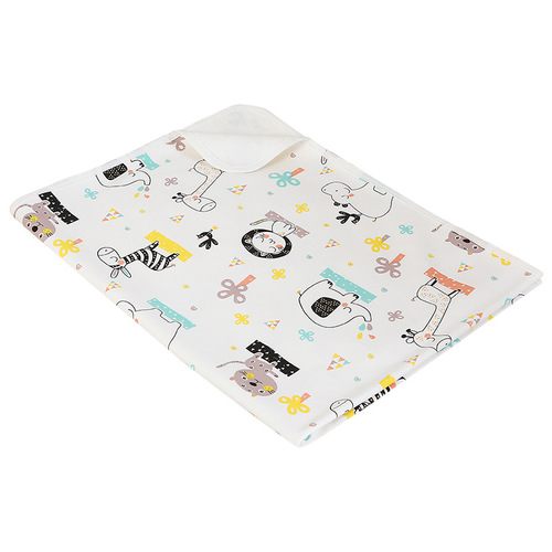 Baby Waterproof Diaper Pad 100% Cotton Breathable Washable Large Size Toddler Potty Mat Leak Proof Anti-Slip Menstrual Pad