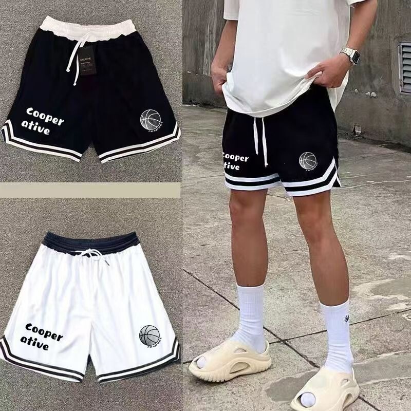 American-Style Mesh Basketball Shorts, Quick-Dry Sports Pants, Loose-Fitting Four-Quarter Length Summer Training Sports Shorts, Running Casual Shorts American-Style Mesh Basketball Shorts, Quick-Dry Sports Pants, Loose-Fitting Four-Quarter Length Summer Training Sports Shorts, Running Casual Shorts