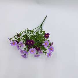 现货供应仿真花假花小把花28目优加利暖菊家居摆件摄影装饰