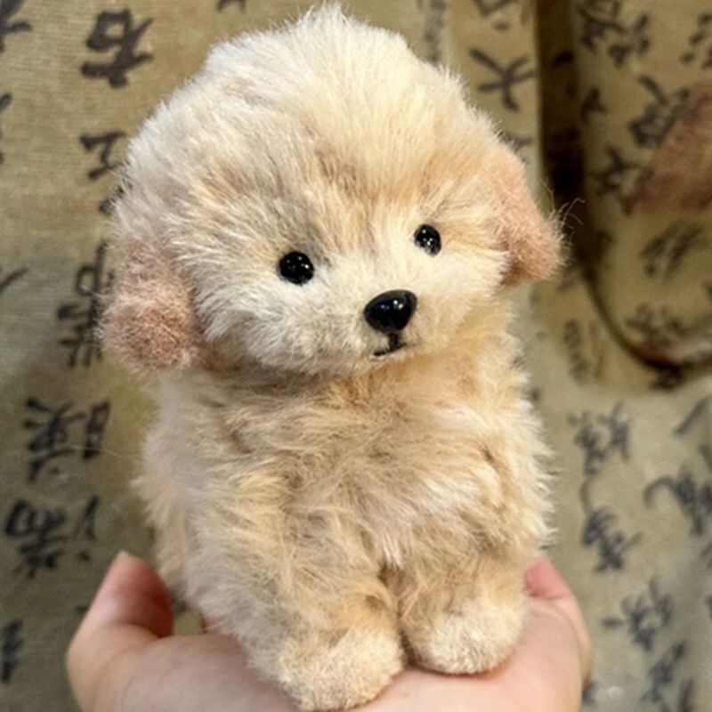 # ウサギの毛ツイストスティック子犬ボーダーコリー手作り diy 完全な材料パッケージ太いぬいぐるみ完成品女の子のおもちゃ|undefined