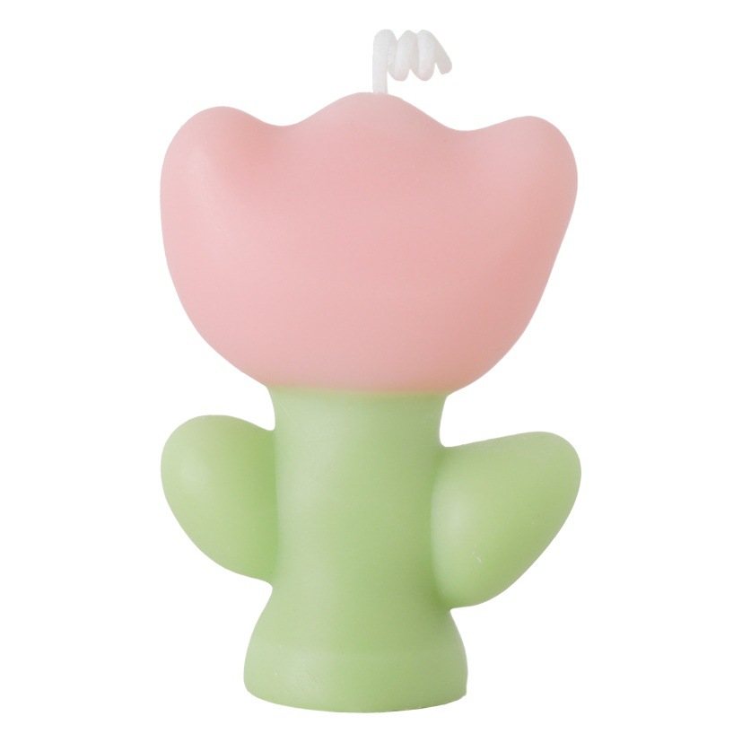 Tulipanes Velas de aromaterapia Recuerdos creativos al por mayor Regalos de fragancia del día del maestro hechos a mano Cera de modelado de flores de simulación