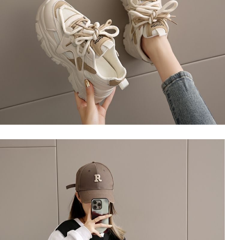 Chaussures de papa pour femmes, nouvelles chaussures à plateforme, chaussures de sport décontractées, chaussures d'étudiant polyvalentes, chaussures à semelles souples, chaussures de voyage antidérapantes_voghion.com