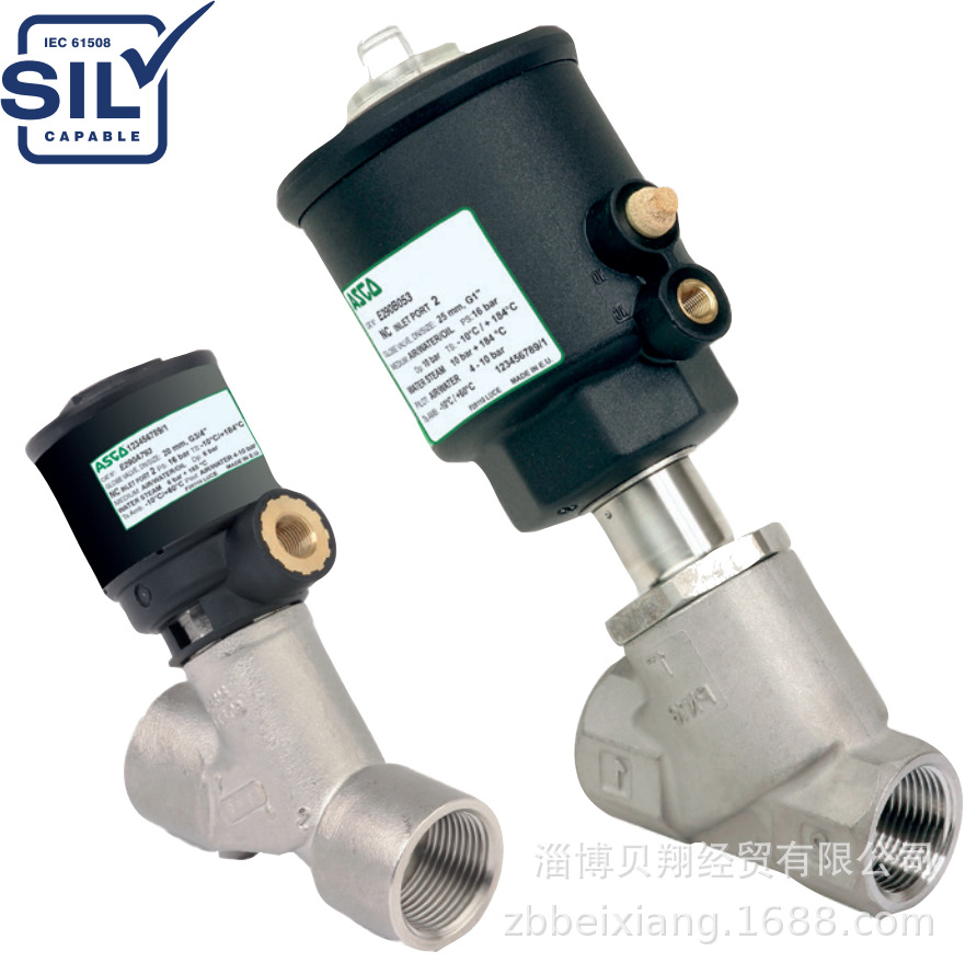 全新ASCO角座阀E290B002两位两通气动阀