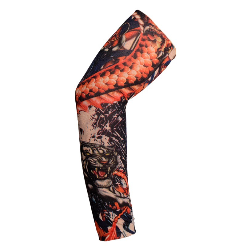 Summer outdoor riding flower arm tattoo sleeve sports travel fishing sunscreen tattoo sleeve arm protection manufacturers spot