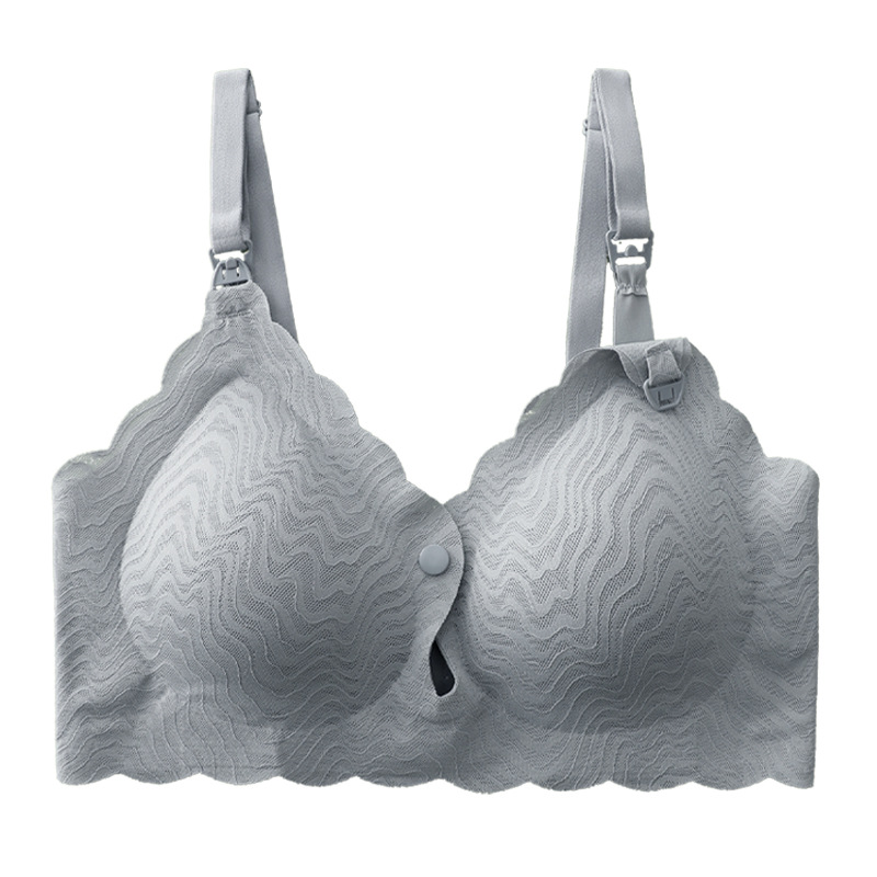 Ropa interior de enfermería delgada anti-flacidez push up postparto sujetador de enfermería para mujeres embarazadas sin costuras más tamaño sujetador de maternidad
