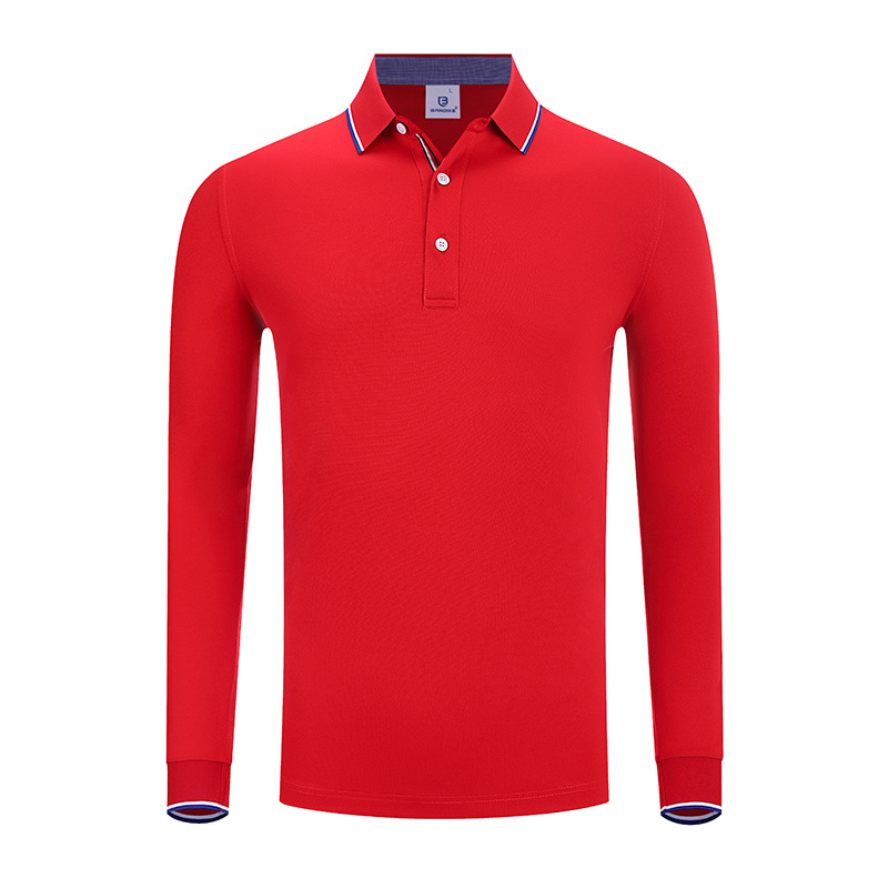 Camisas electorales transfronterizas de mangas largas con la solapa, camisetas culturales, camisetas publicitarias, camisetas comerciales, ropa de trabajo, ropa personalizada