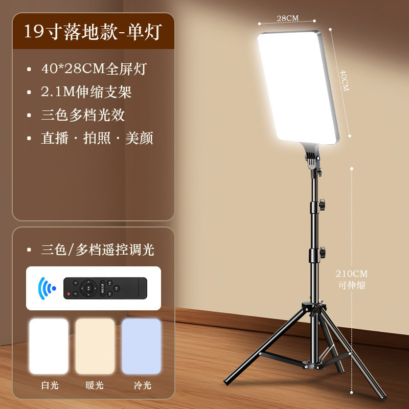 Ancla de transmisión en vivo lámpara de iluminación especial LED fotografía de belleza lámpara de iluminación plana lámpara de alimentación profesional sala de transmisión directa image 16