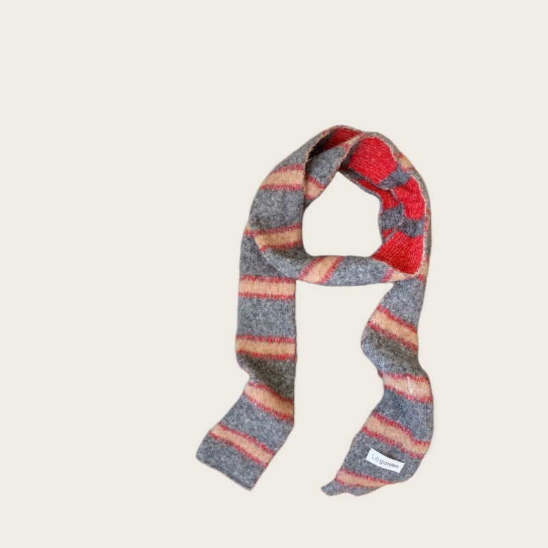 Cuello de Tejido Estrecho de Fibra Acrílica con Protección del Cuello para Otoño e Invierno