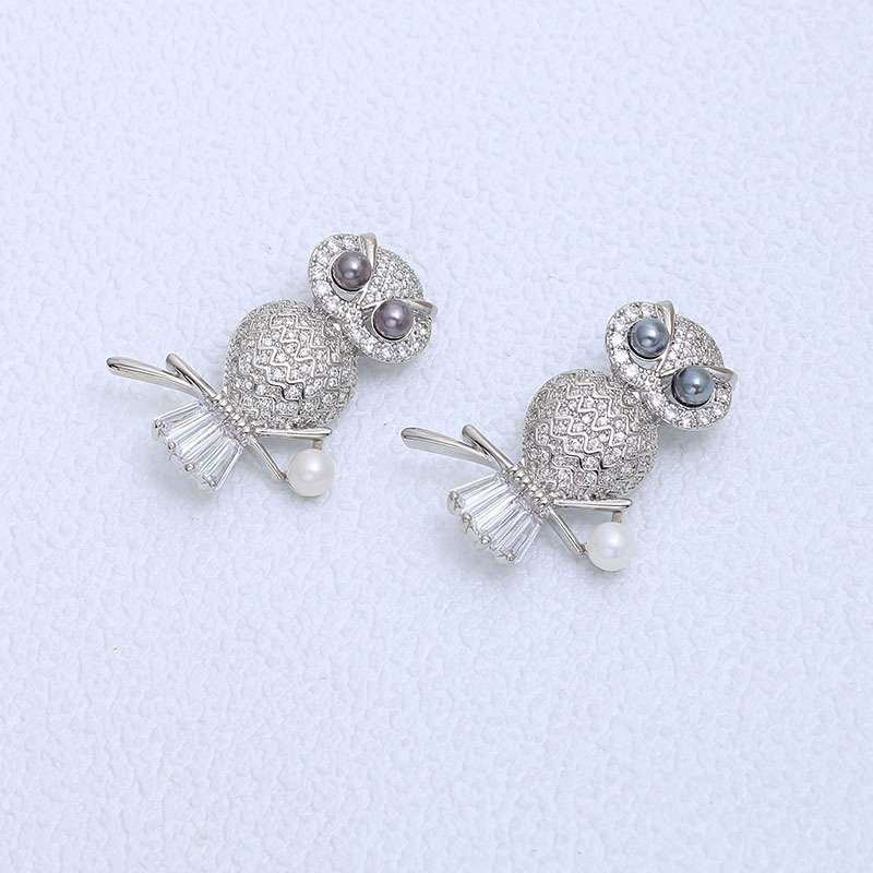 Mittelalterlicher Filigran Schmuck Barock Emaille Blüten Brosche_voghion.com