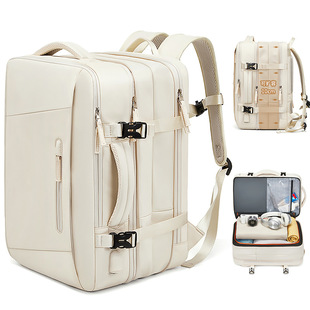 Backpack for traveling, capacious shoulder bag, men's travel bag wet and dry separation, laptop