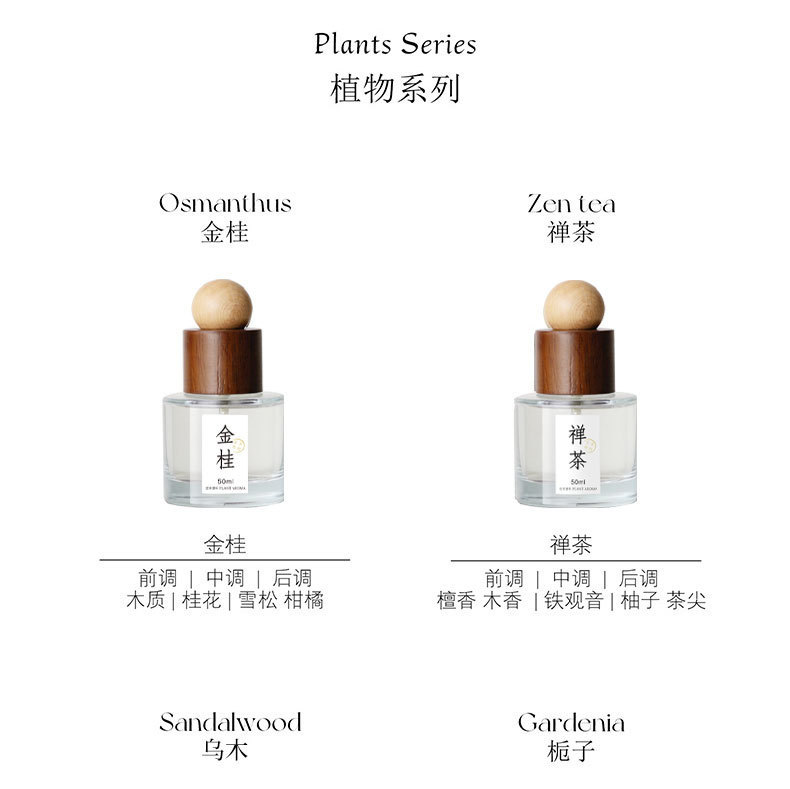 Car Aromatherapy Car Perfume Car New Chinese Style High-End Fragrance Long-Lasting Fragrance Diffuser Car Deodorization Available for Pregnant and Infant Use