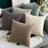 Cross border velvet Pillowcase Simplicity Amazon Solid sofa By pillowcase Lines Pillows Cushion cover wholesale