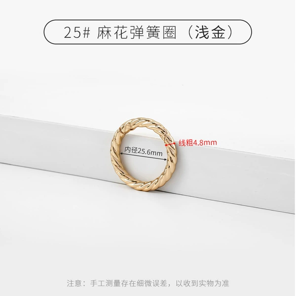 Golden, 25mm, diameter/size 4.8, 34mm