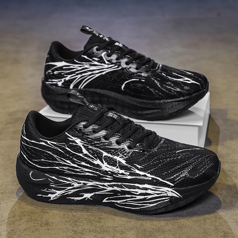 Heartbeat seis generaciones de zapatos de corrida de carbono para niños grandes zapatos de corrida ultraligeros de amortiguación de los estudiantes zapatos de carreras de conejo rojo 9PRO