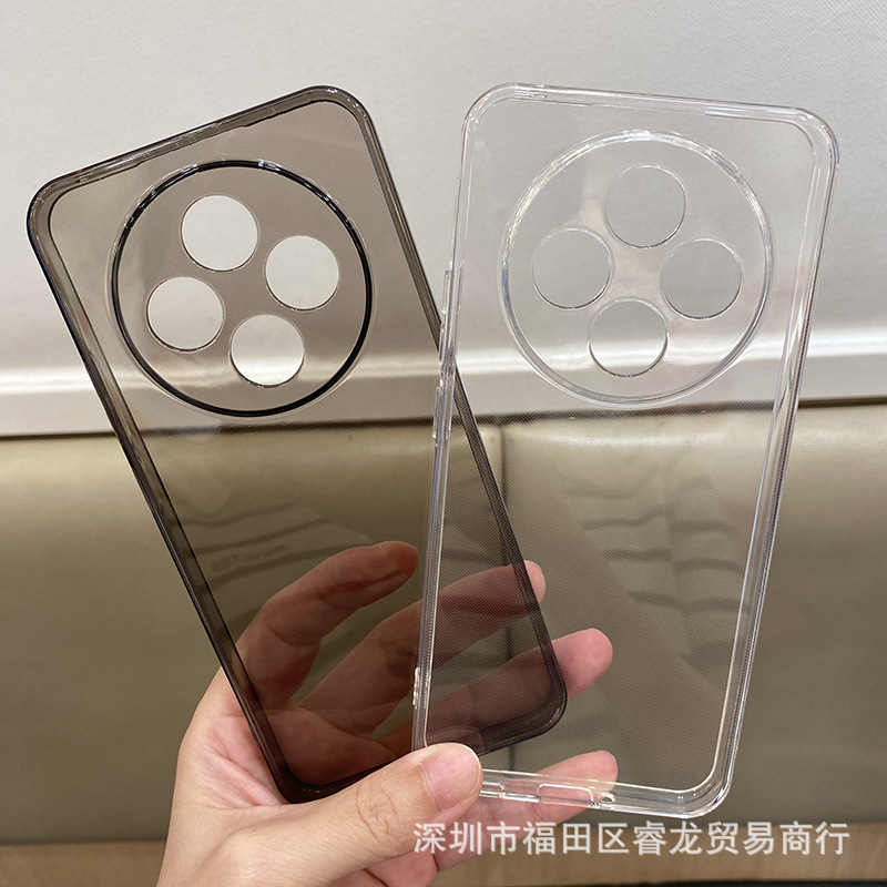 适用vivo Y300PRO手机壳透明Y37直边x100U全包软壳胶套凹槽滴胶di